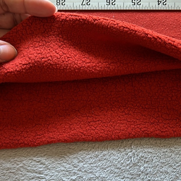 Bella Canvas | Women’s Red Fleece Wisconsin Cropped Sweatshirt - Size S - Picture 5 of 9